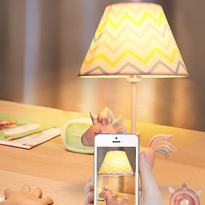 Lampada da tavolo per cameretta bambini Eenhoorn - Lampada notturna cartoon rosa e blu