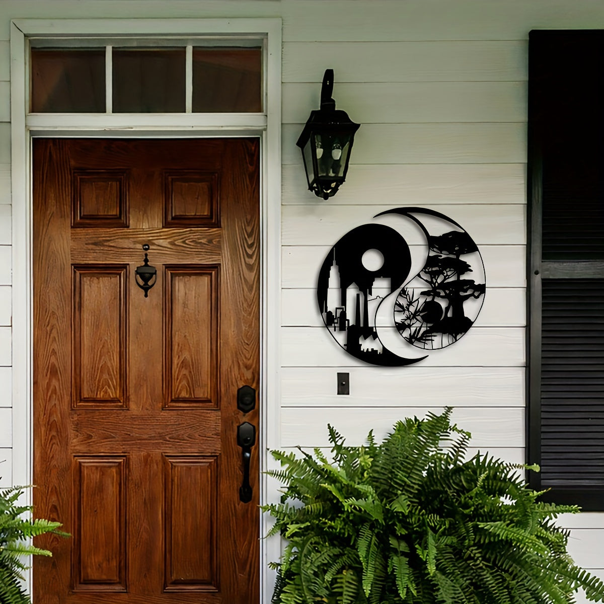 YinYangArt - Elegant Yin Yang Metal Wall Art Set