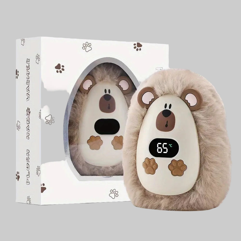 Aquecedor de Mãos Portátil em Forma de Animal com Função USB Recarregável