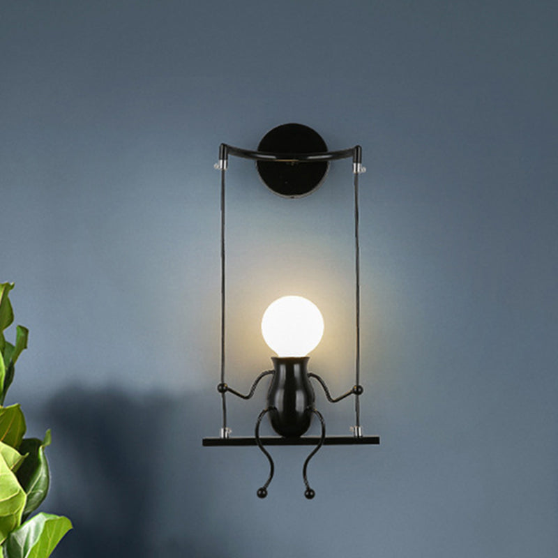 SwingDesign - Lampada da parete moderna con figura oscillante
