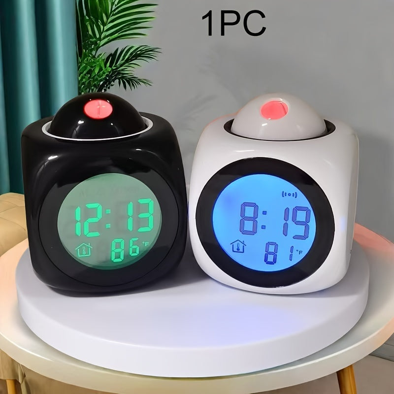 ProClock - Projection Alarm Clock with Music Alarm and Dual Alarm