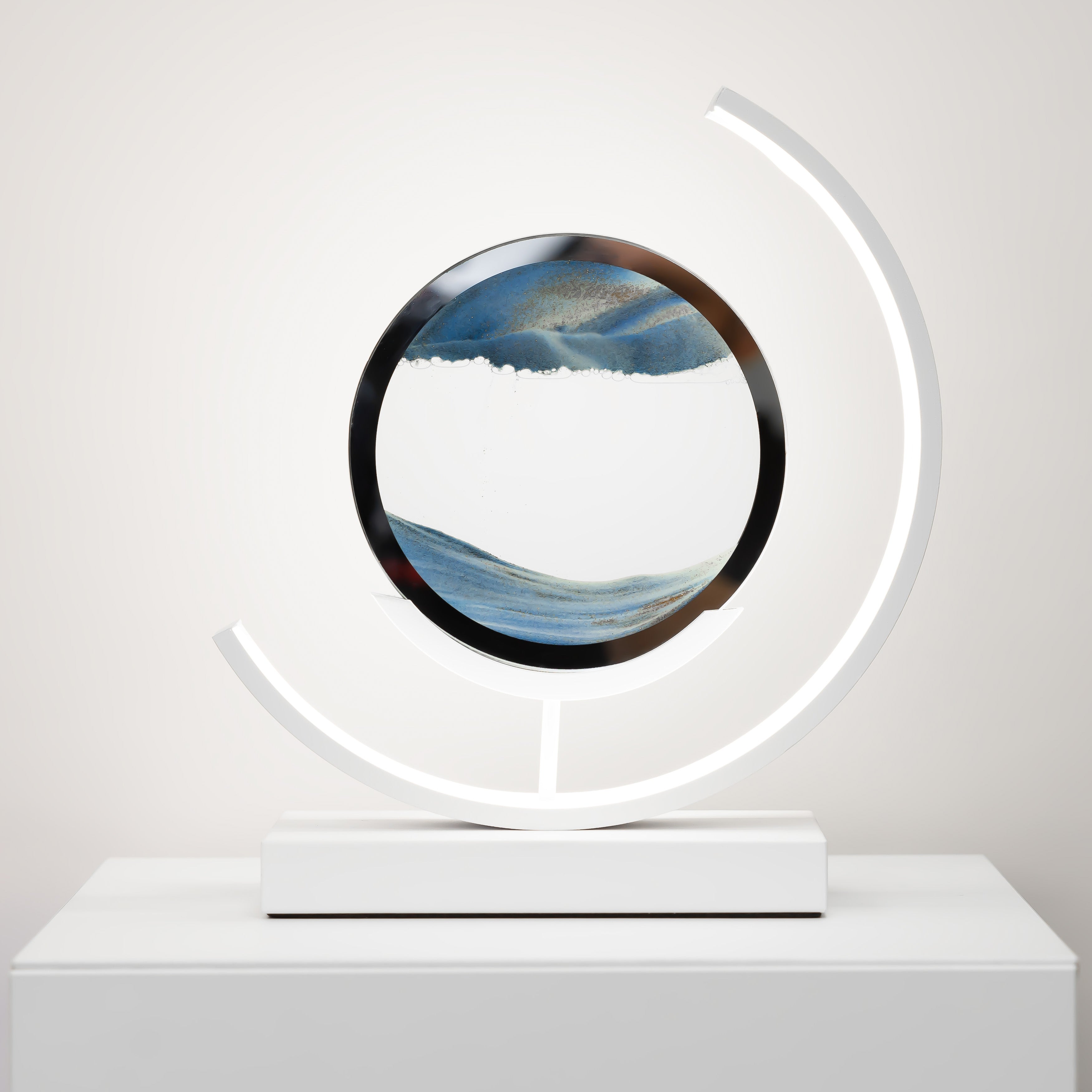 ChicGlimmer - Lámpara de reloj de arena minimalista