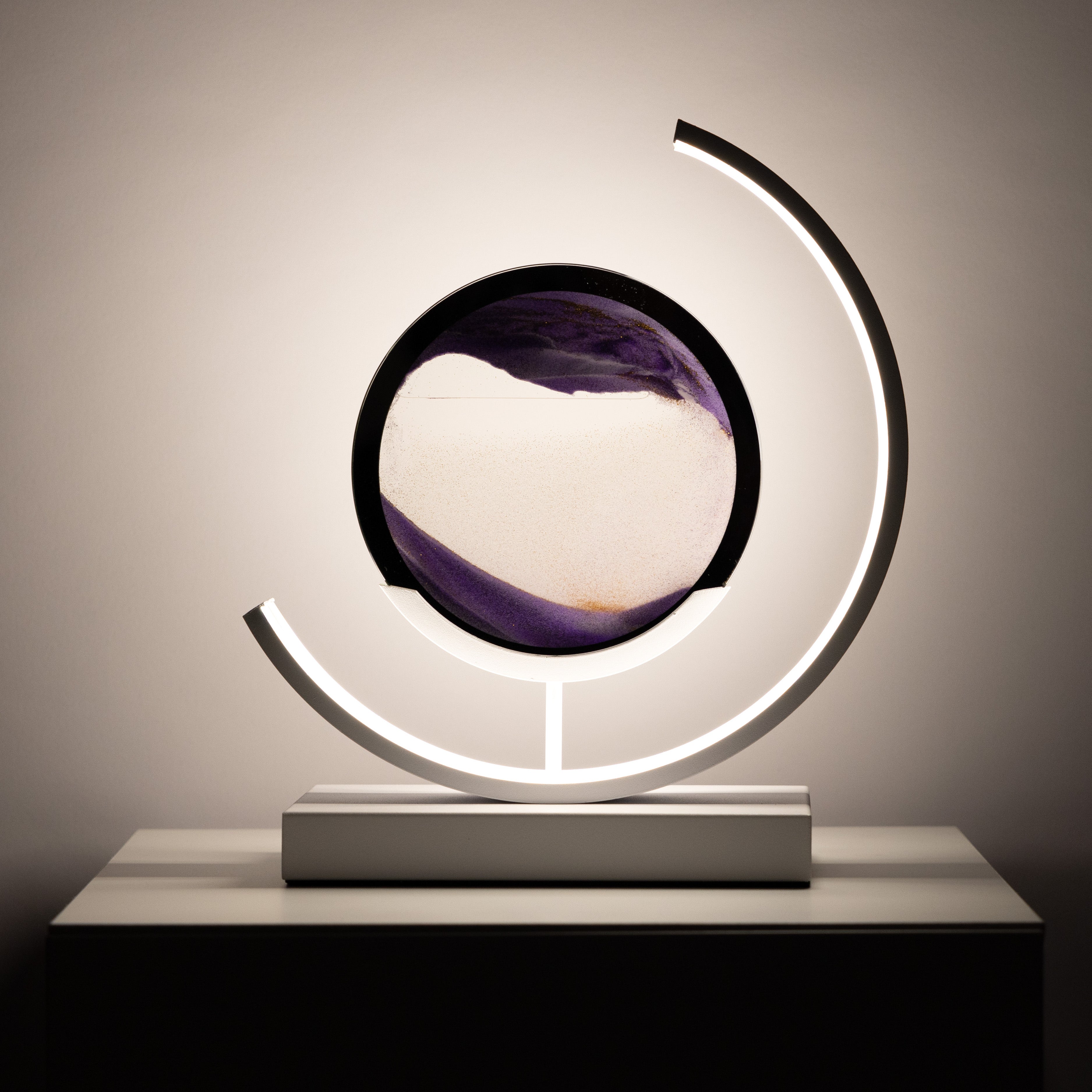 ChicGlimmer - Lámpara de reloj de arena minimalista