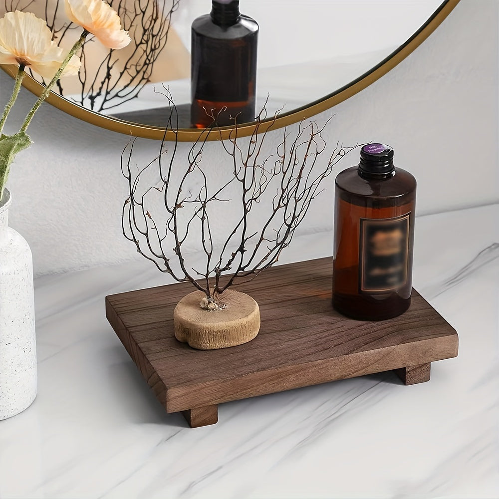 WoodCounter - Wooden Washbasin Top for Bathroom & Decor | Rustic Organizer