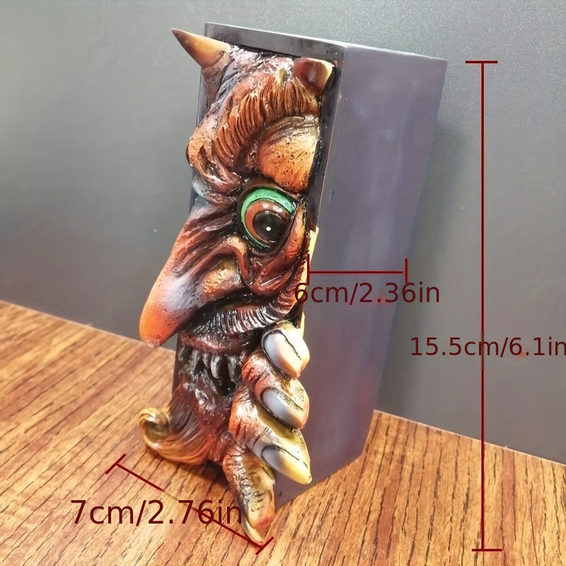 MonsterBookend - Suporte para Livros Monstro 3D de Terror para Decoração de Casa