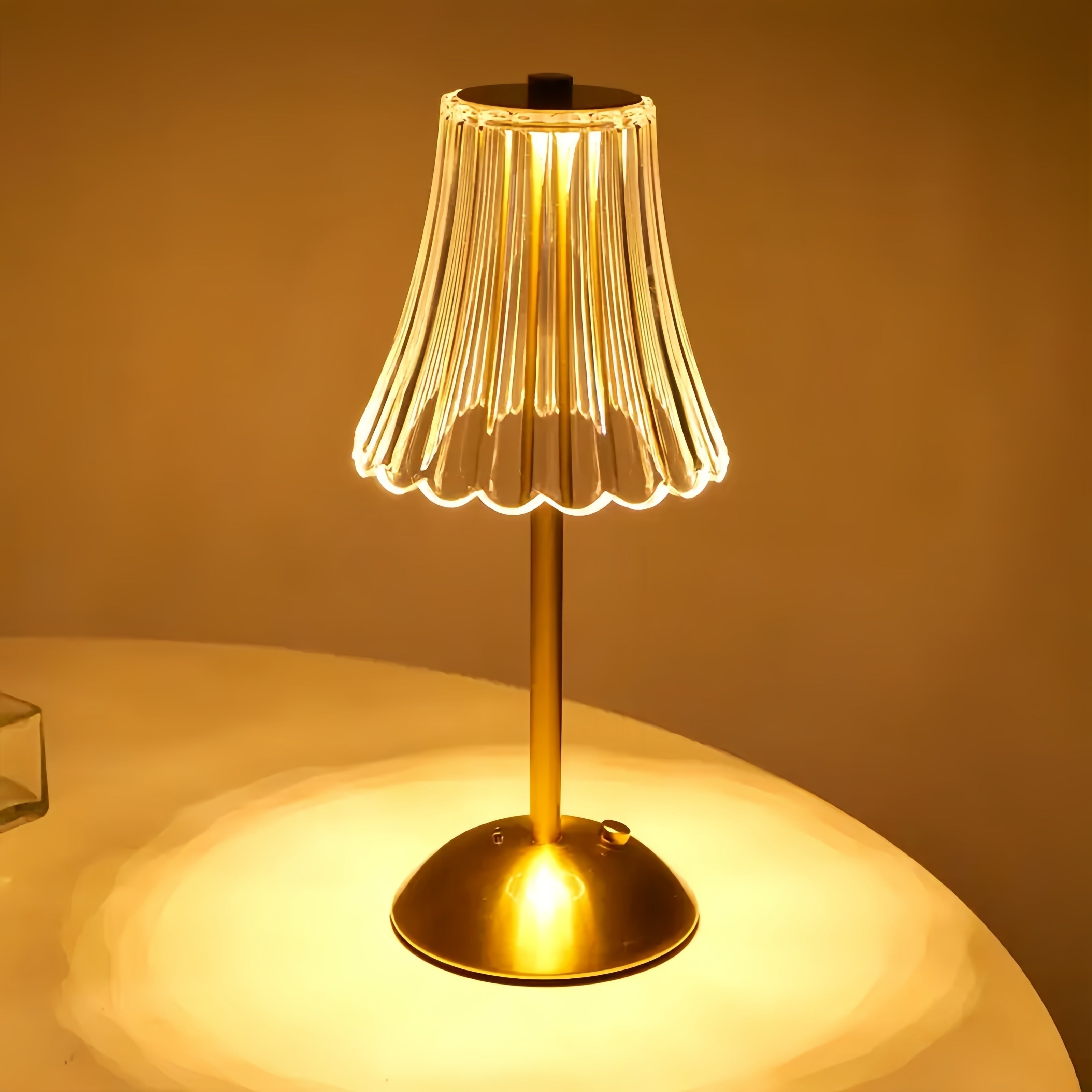 LumiGlow - Lampada da tavolo LED ricaricabile USB con controllo touch