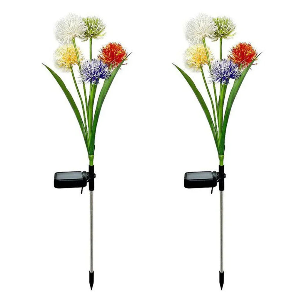 LumiRose - Lámpara Solar LED para Jardín con Pétalos de Rosa – Iluminación Decorativa Exterior