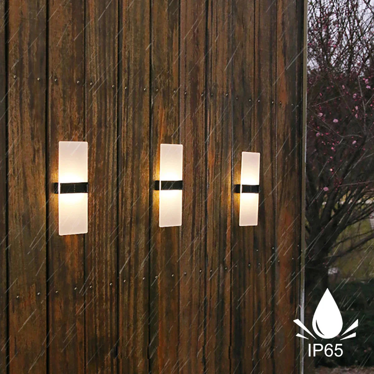 LuminaraSolar - Candeeiro de Parede Exterior LED a Energia Solar