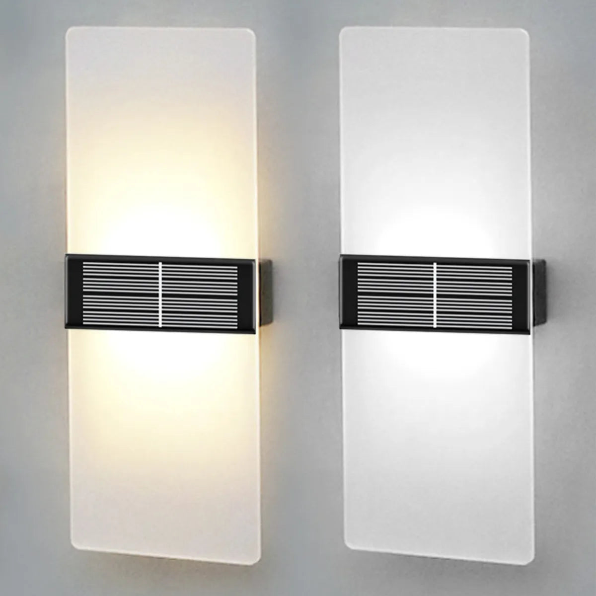 LuminaraSolar - Candeeiro de Parede Exterior LED a Energia Solar