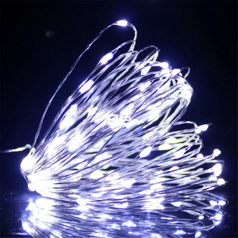 TwinkleWire - Guirnalda de luces LED de cobre USB, decoración multicolor