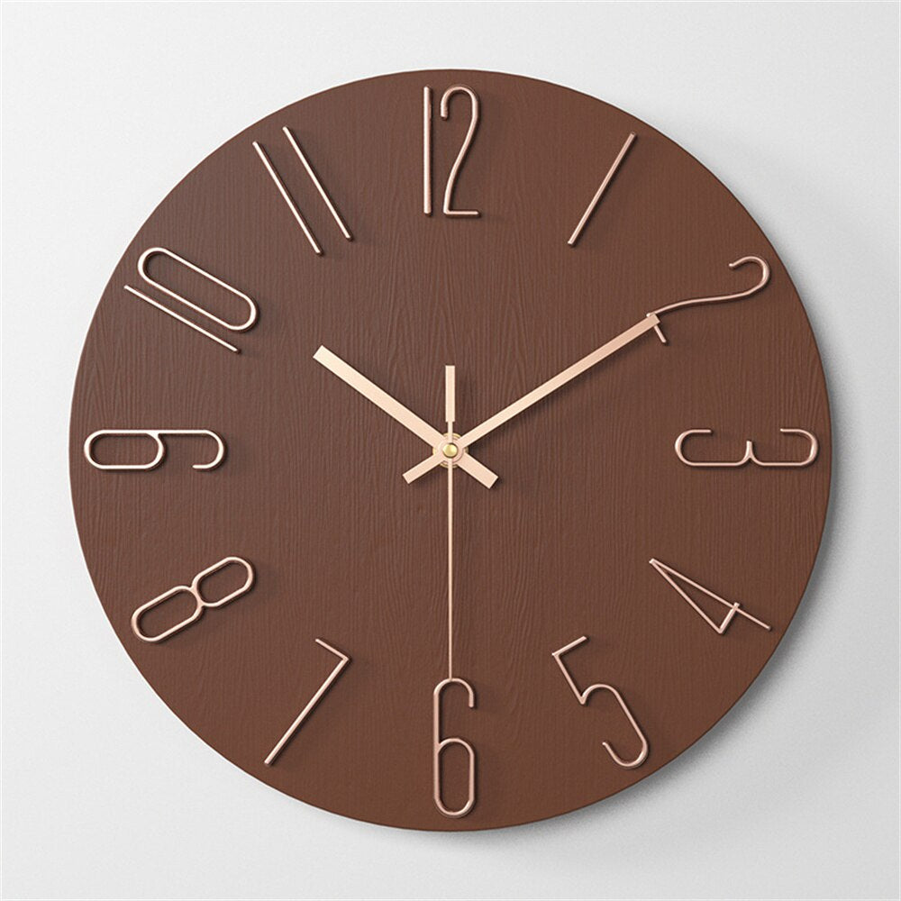 Reloj de pared moderno de plástico