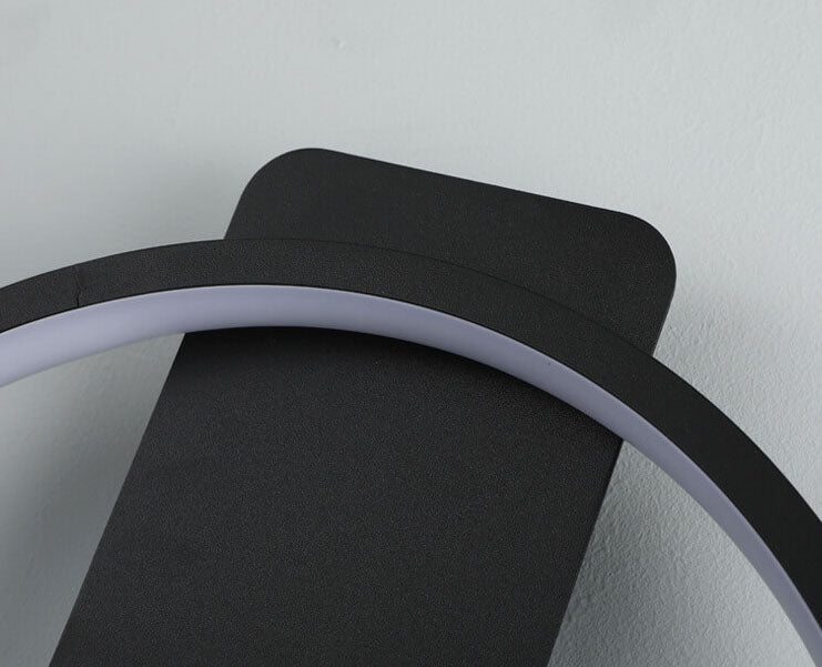 Lámpara de pared LED moderna, minimalista y en forma de reloj con 1 luz
