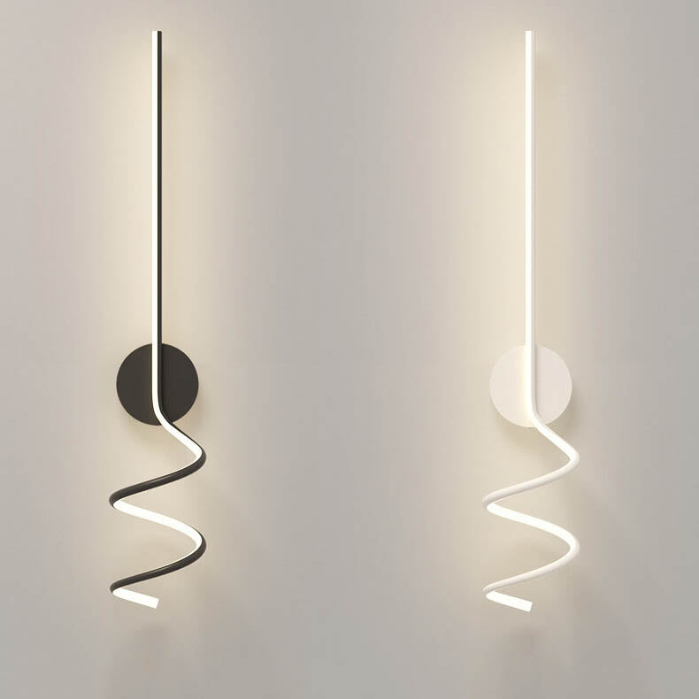 LumiArc - Lampada da parete LED con linee ad arco minimaliste e creative