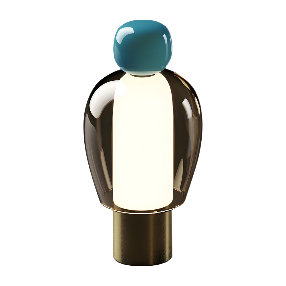 LumiGlass - Wireless LED Table Lamp with Dimmer and Rechargeable Battery