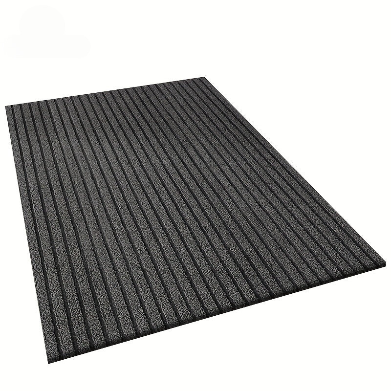 All-Season Weather-Resistant Doormat – Durable Striped Floor Mat, Non-Slip, Stain- and Fade-Resistant, Low Profile Mat for Indoor and Outdoor Use