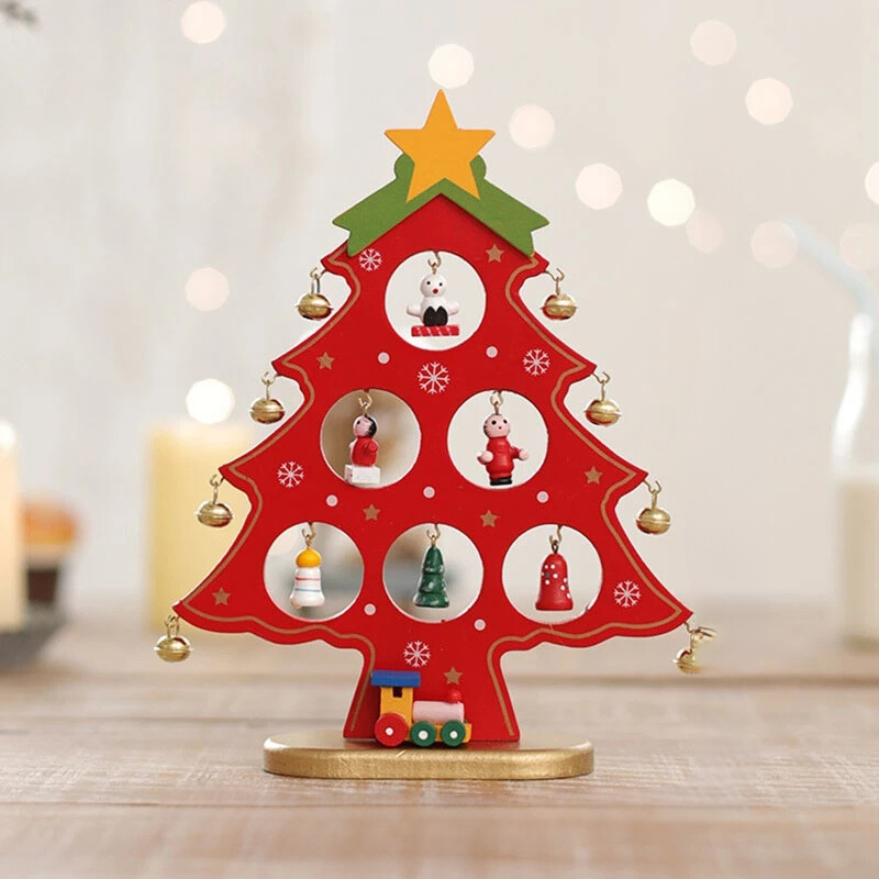 ElegantBoom - Wooden Christmas Decoration for Desk