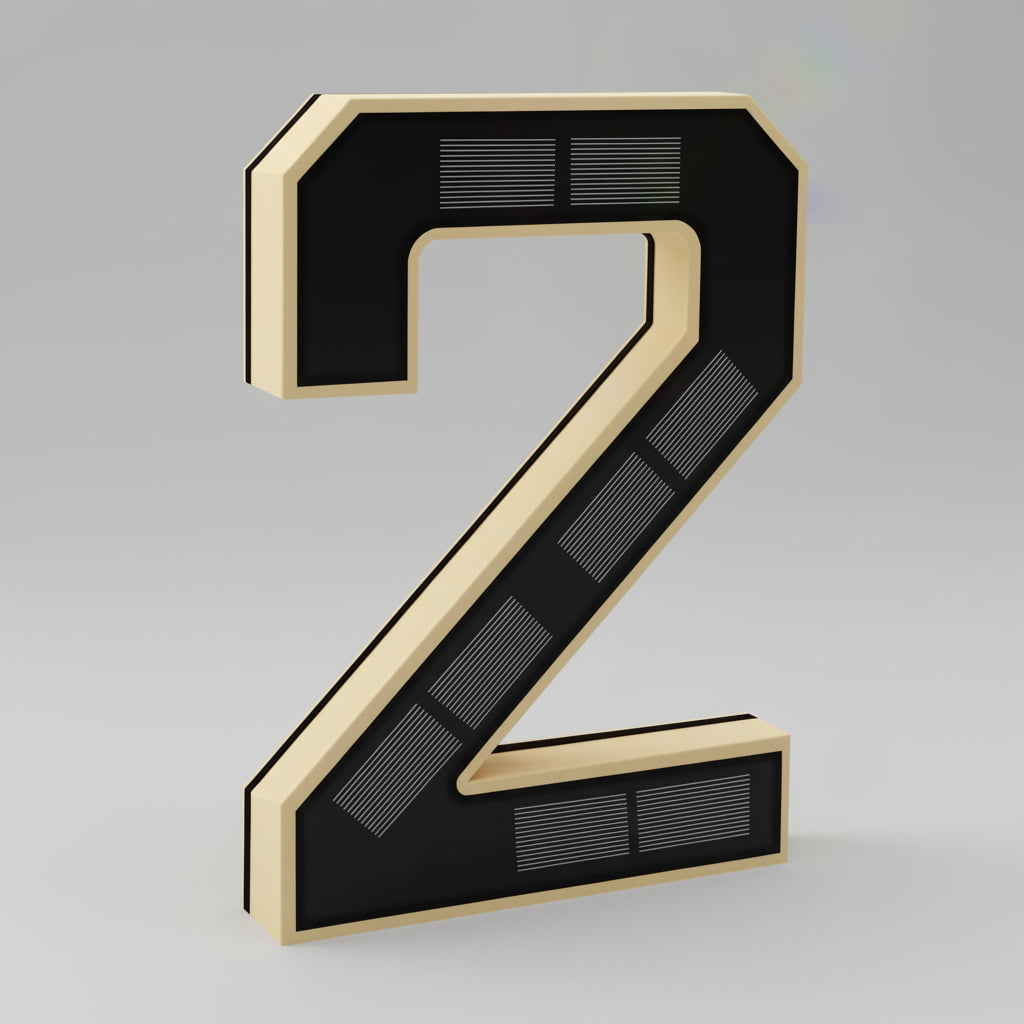 Solar House Number Light LED Display Waterproof Solar Powered