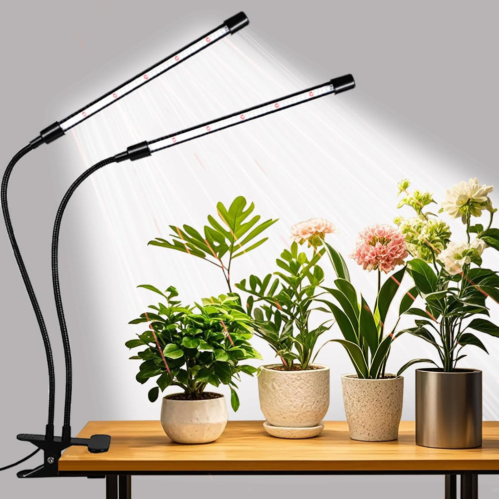 Plantenlamp LED Kweeklamp Full Spectrum Timer Dimbaar Clip