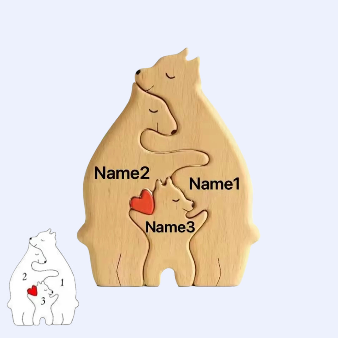 Decorazione da Parete Regalo Festa della Mamma Famiglia Targa Personalizzata con Nome