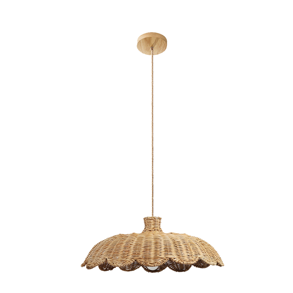 Boho Creative Decor Rattan Woven Hanging Lamp