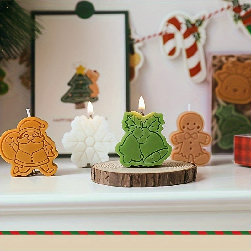 AromaGift - Set of 4 Christmas Theme Aromatherapy Candles