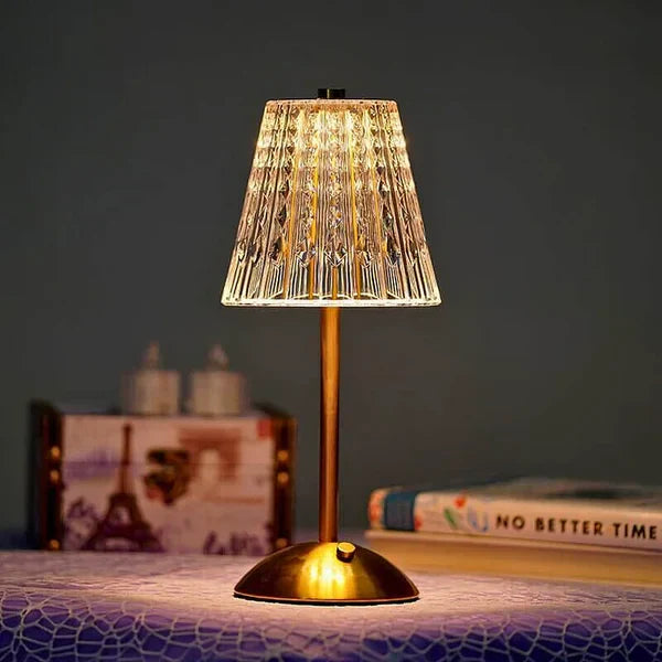 GlowFusion - Lampada da tavolo wireless Kristallen