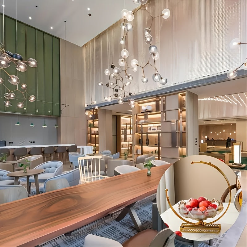 IronServe-Fruitkom - Cesto Redondo de Frutas em Ferro Fundido para Decoração de Mesa