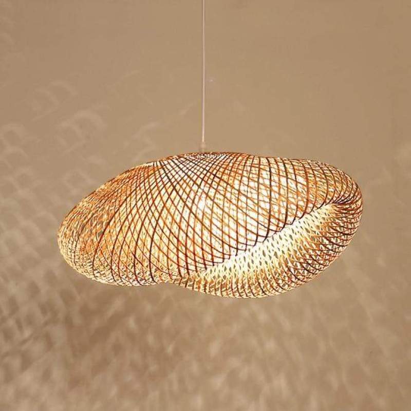 ZenBamboo LED Hanging Lamp Bamboo Spheres for Bedroom