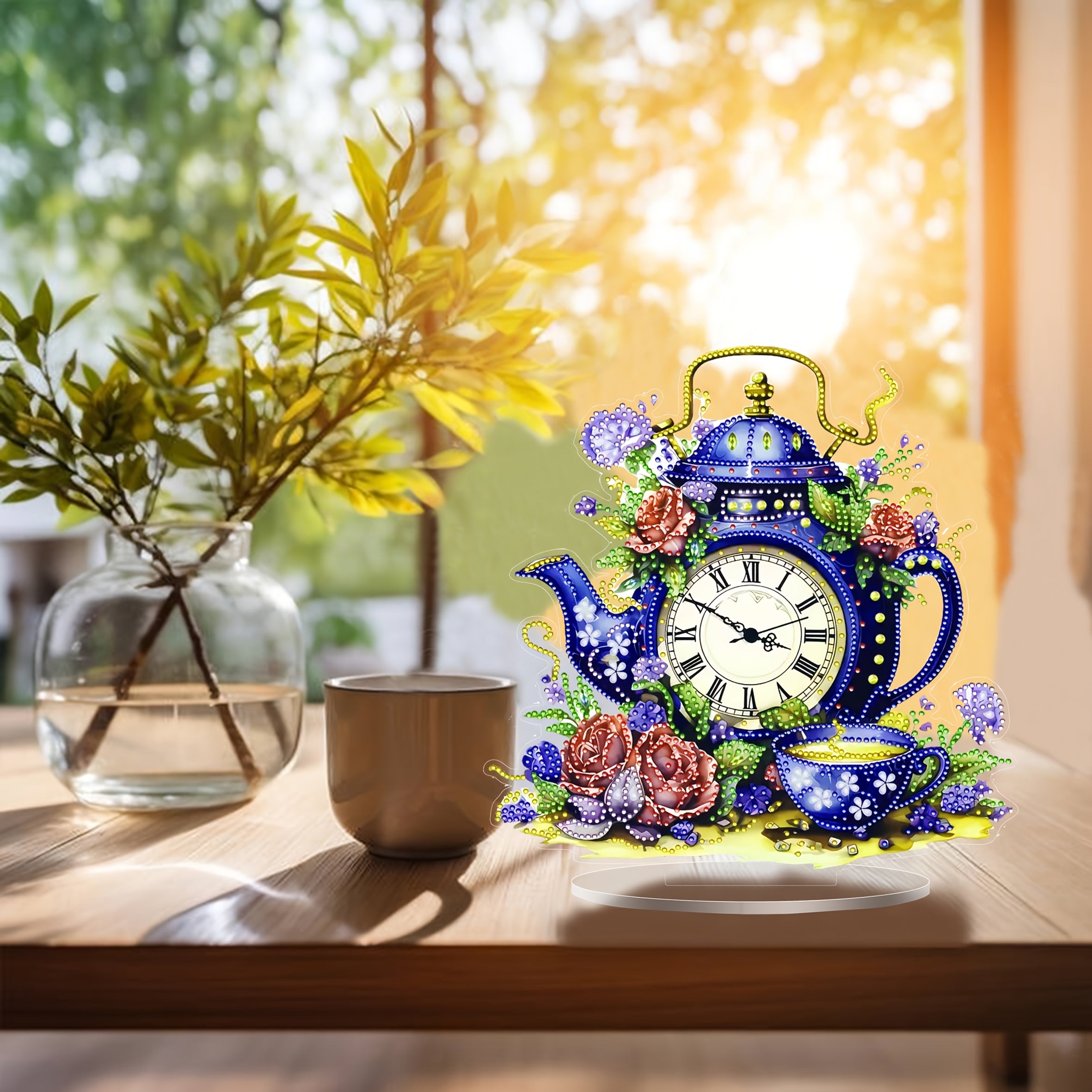 DecoClock - Reloj Tetera Elegante de Acrílico