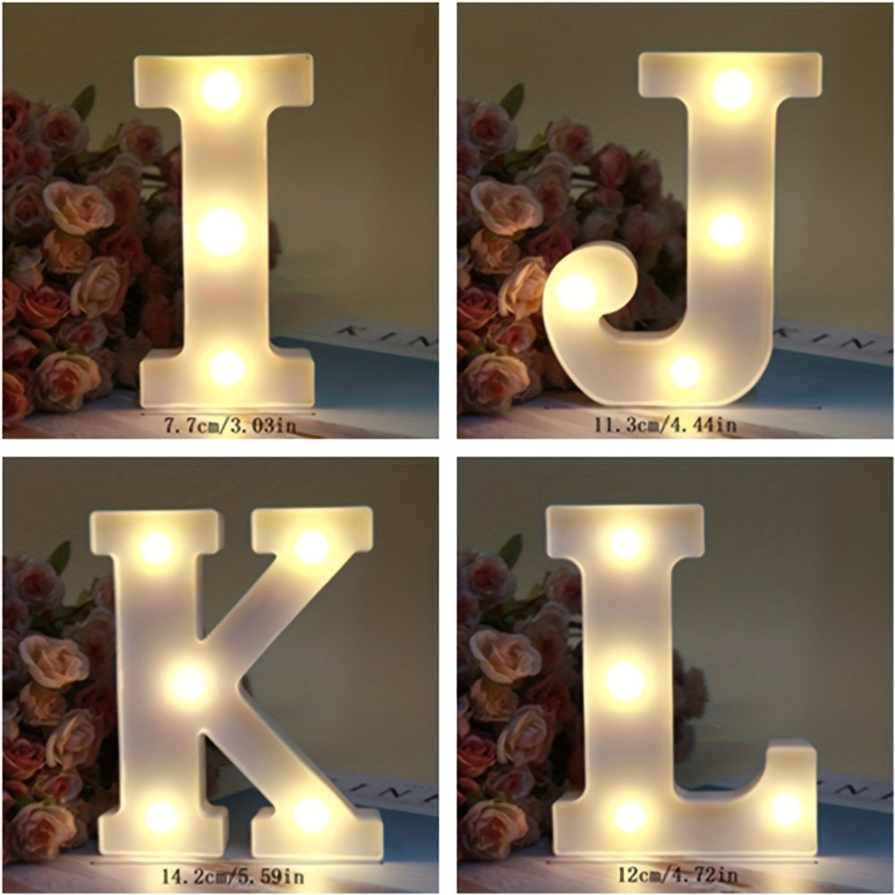 AlphaGlow - LED Decorative Letter Lamp with Battery Power Supply