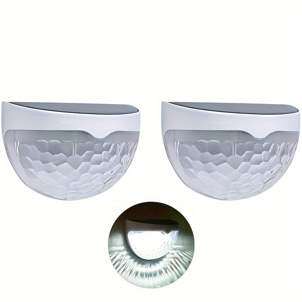 SolarFence - Iluminação para Cerca Solar Exterior, Impermeável e Decorativa