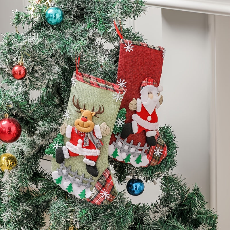 FestiveSocks - Set of 4 Christmas Stockings