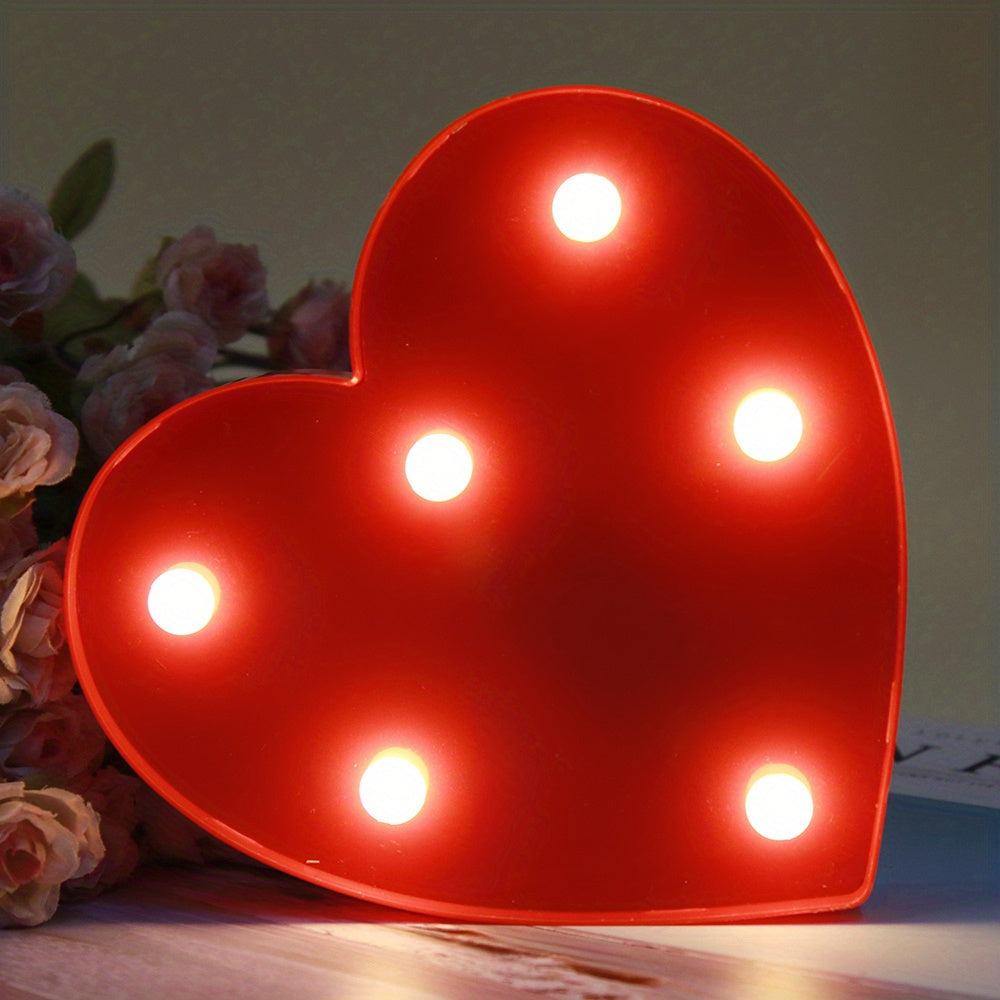 AlphaGlow - LED Decorative Letter Lamp with Battery Power Supply