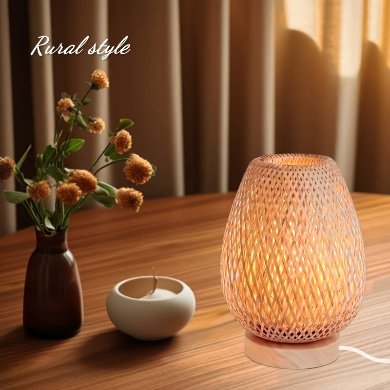 BamboeLicht - Handmade LED Table Lamp with USB Connection