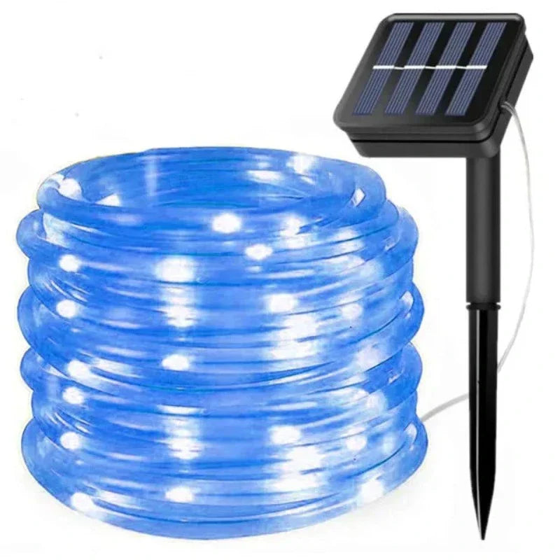 SolarGlow Slinger - Guirnalda LED para Exterior e Interior, Resistente a la Intemperie y de Bajo Consumo Energético
