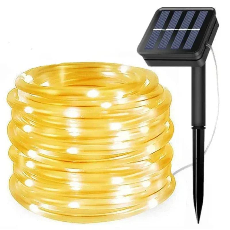 SolarGlow Slinger - Guirnalda LED para Exterior e Interior, Resistente a la Intemperie y de Bajo Consumo Energético