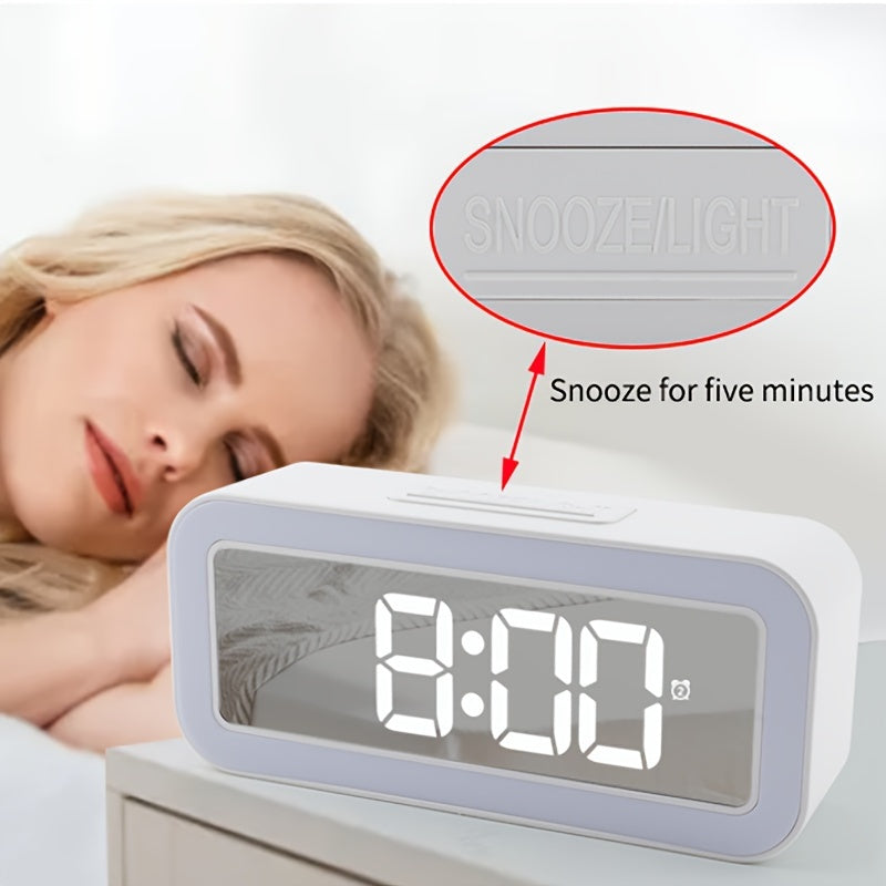 MirrorTime - Digital Alarm Clock with Mirror Display