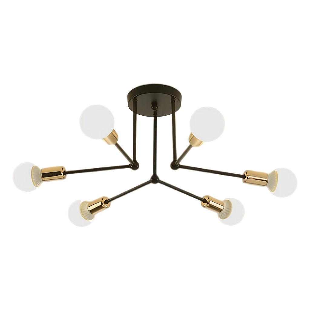 RetroLight - Industrial 6-head Ceiling Lamp