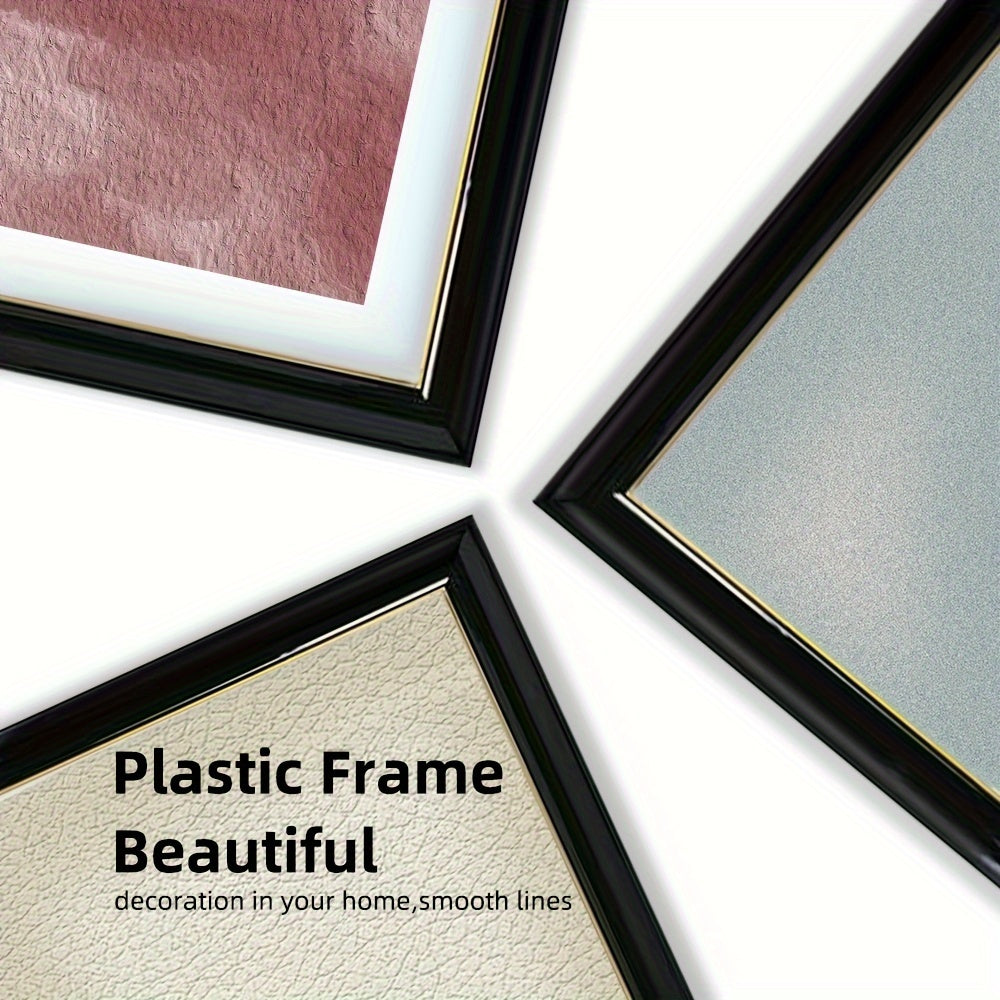 1 piece Photo Frame - Photo Frame for Wall and Table Decoration, Perfect for Art, Birthdays, and Home Decoration, Black, Rectangular