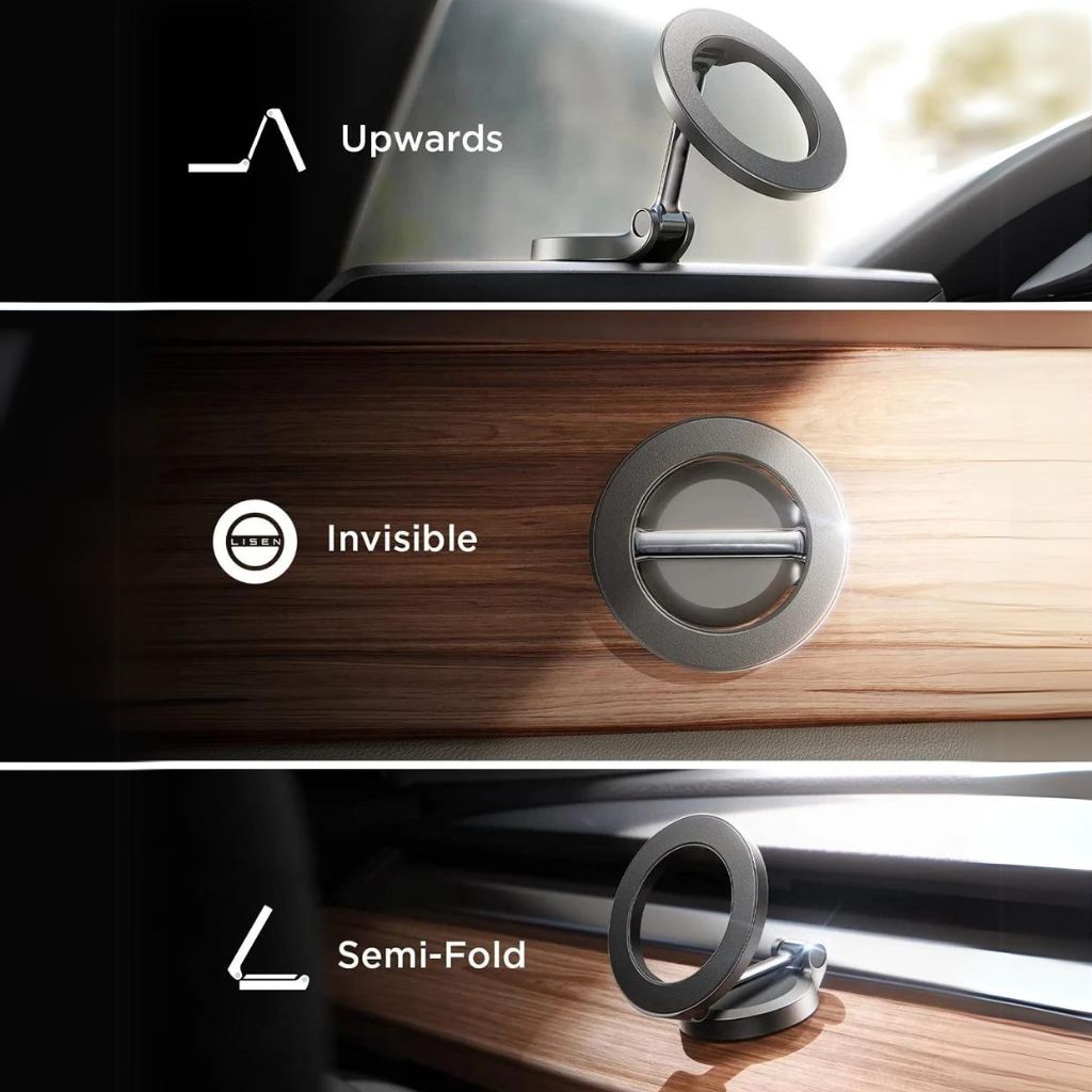 Soporte magnético para teléfono ajustable 360° para coche
