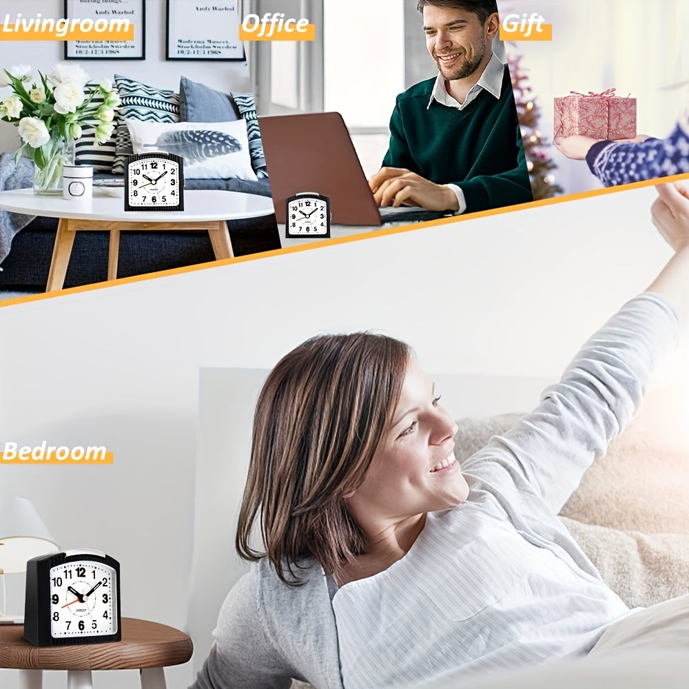 SnoozeEase - Silent Alarm Clock with Snooze Function