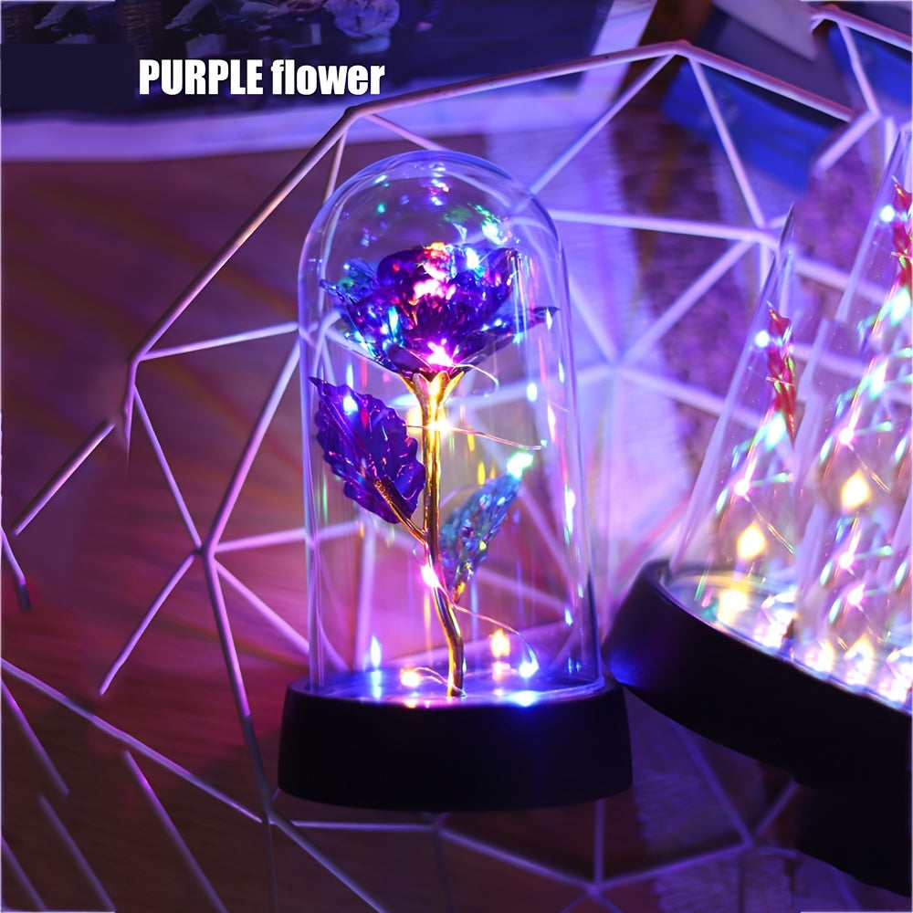 GoldenRose - Elegant Rose Flower Lamp for Gifts and Decoration