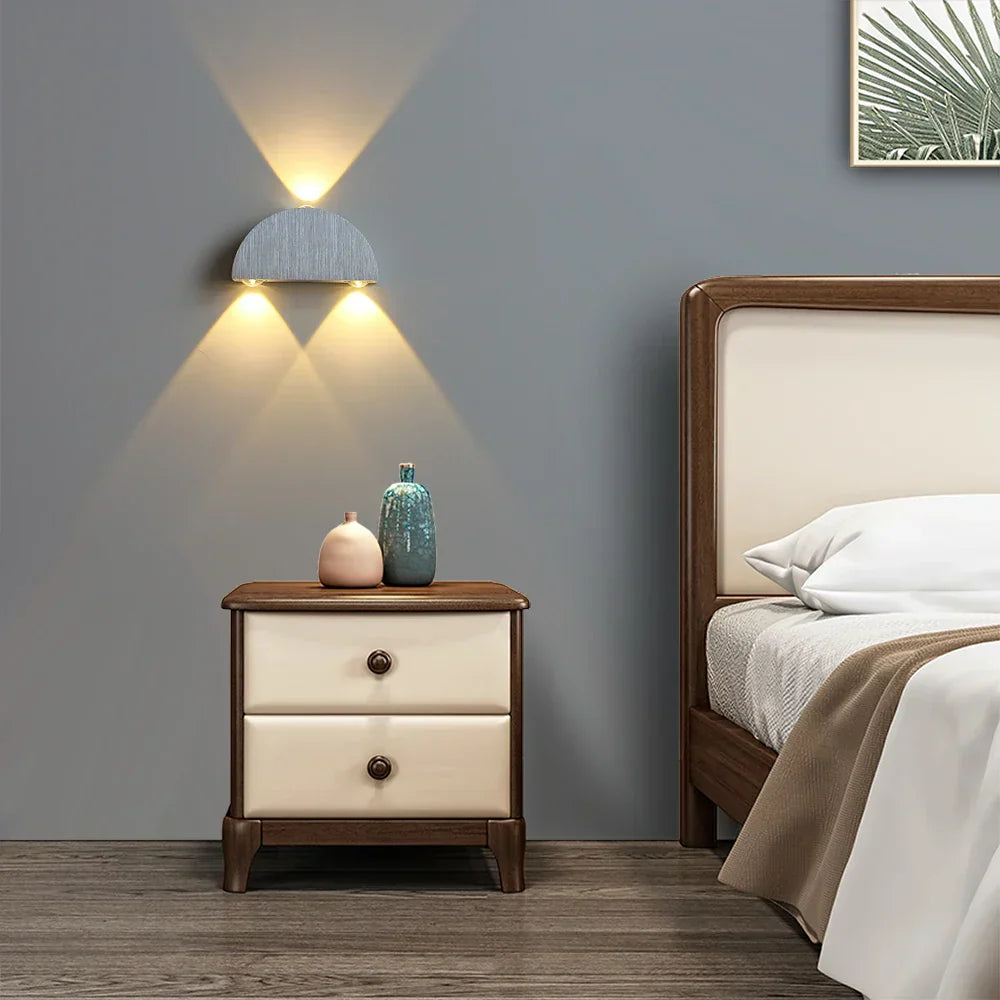 UpGlow - Lampada da parete LED moderna con luce up-down Illuminazione elegante