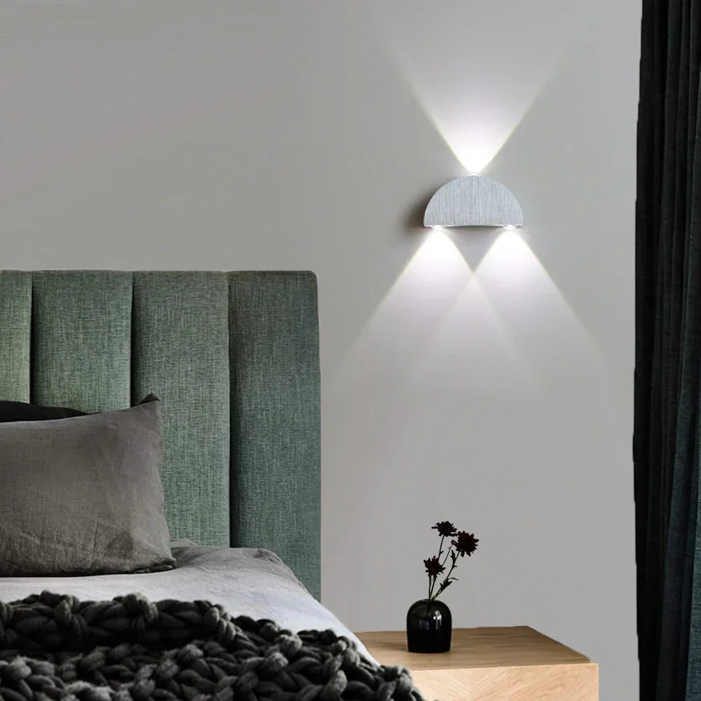 UpGlow - Lampada da parete LED moderna con luce up-down Illuminazione elegante