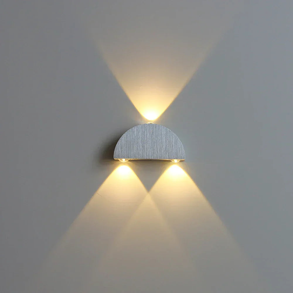 UpGlow - Lampada da parete LED moderna con luce up-down Illuminazione elegante