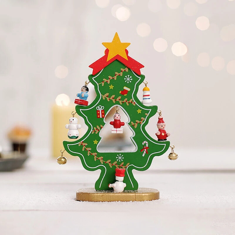 ElegantBoom - Wooden Christmas Decoration for Desk