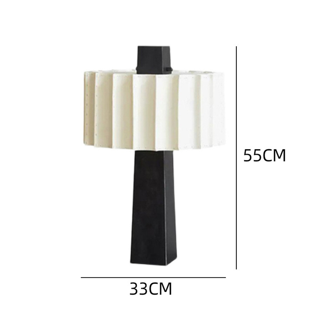 Candeeiro de Mesa Decorativo Preto e Branco Criativo
