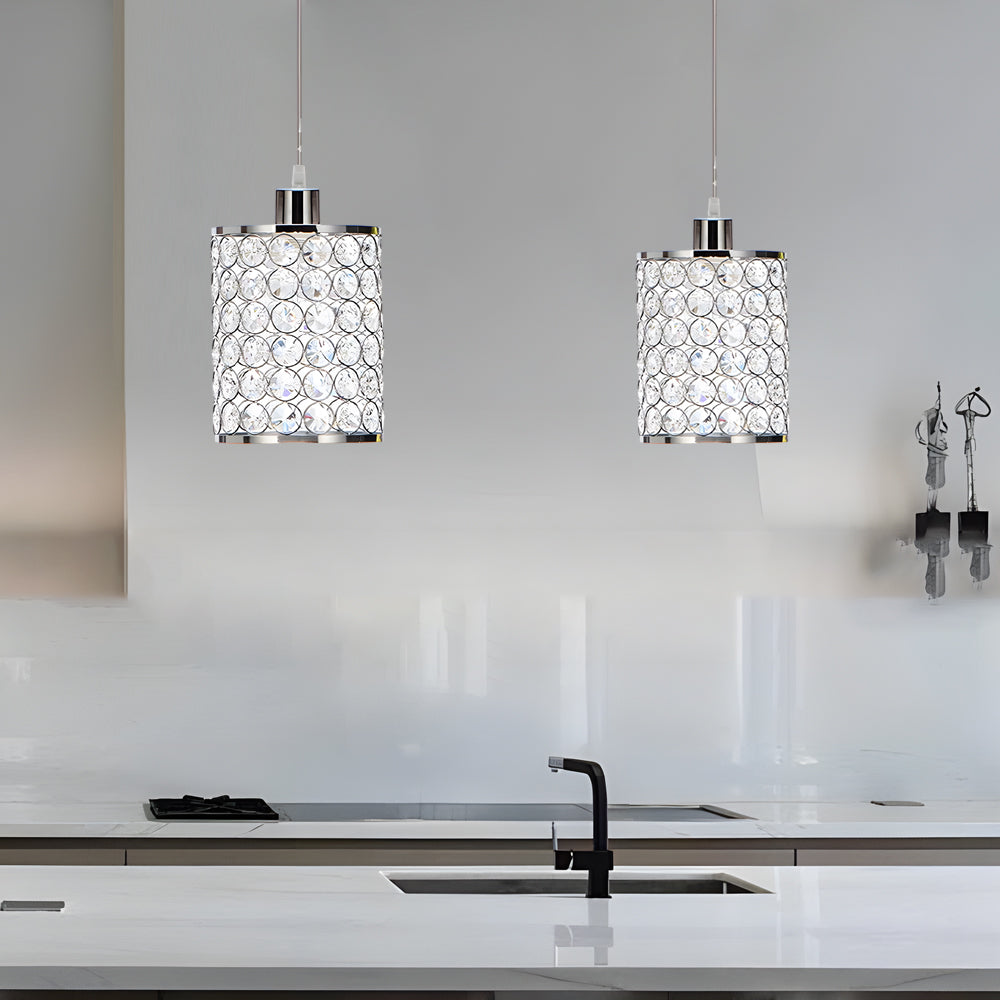 2 Pezzi Cappucci Decorativi in Cristallo