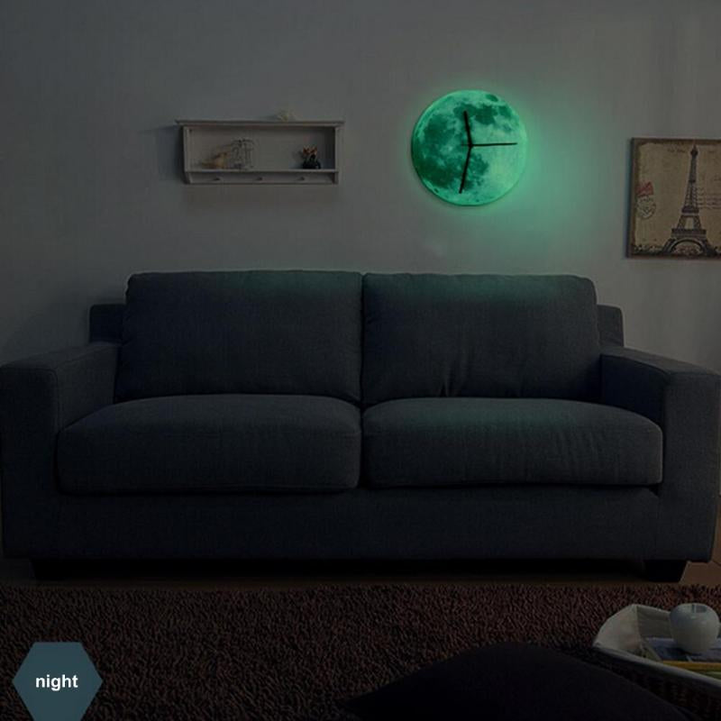 MoonLight - Reloj de Pared de Luna Iluminada