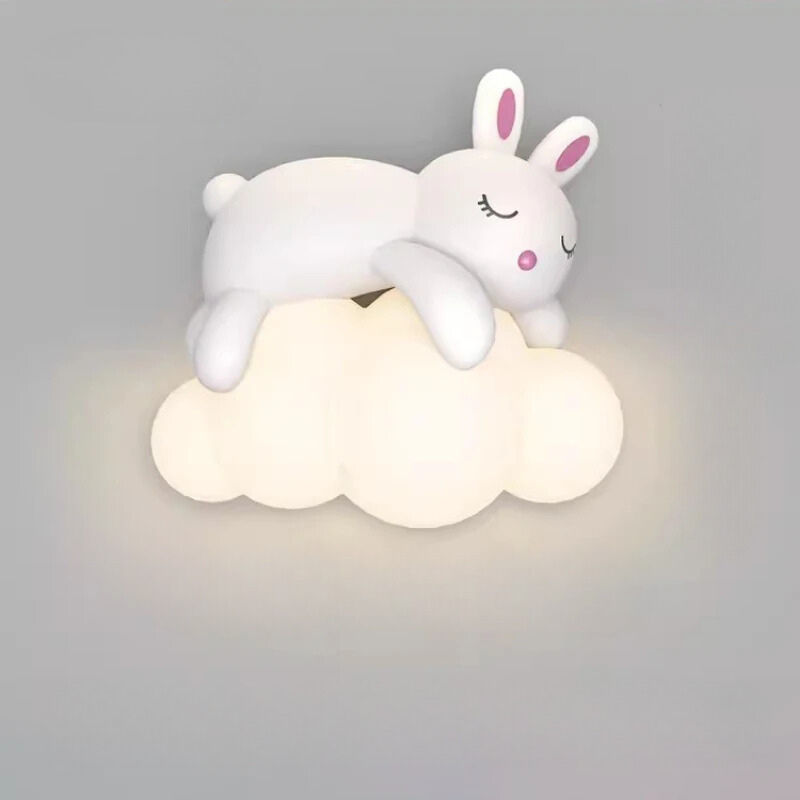 PandaLicht - Candeeiro de Parede LED Panda Sombrio para Quartos de Crianças